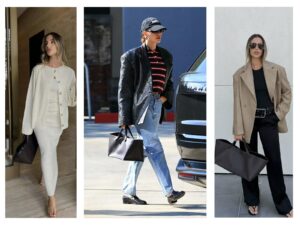 women with tote bags