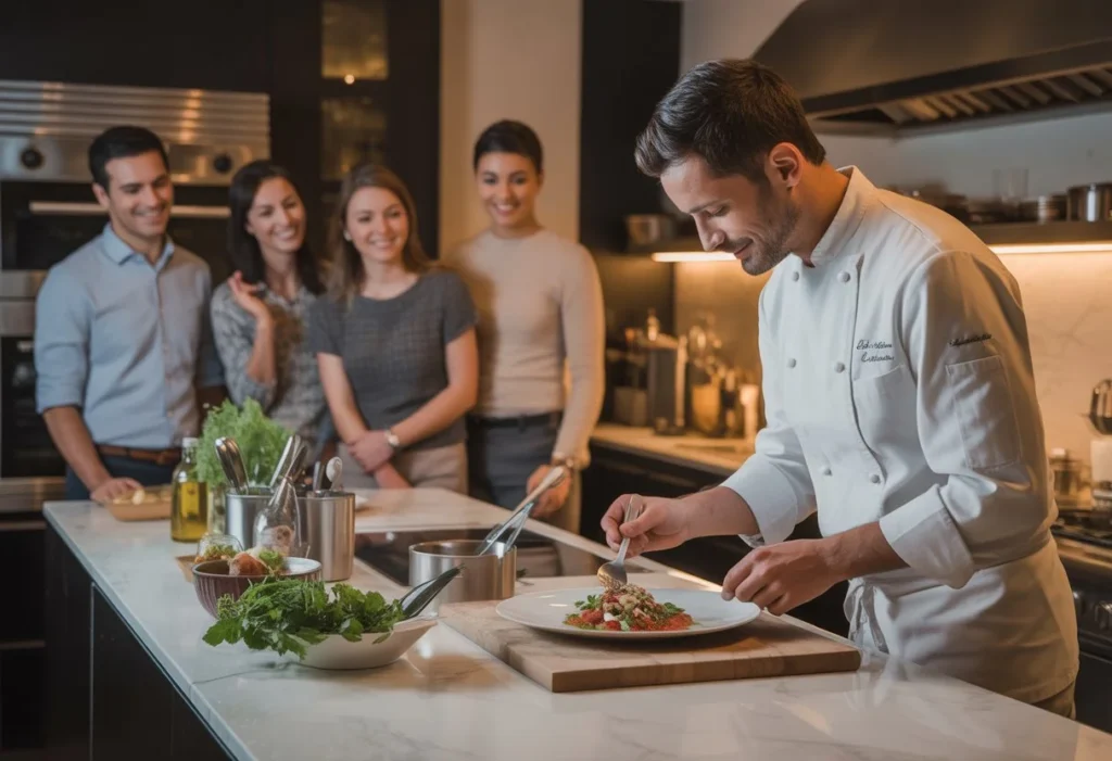 Private Chef Experiences and Curated Dining at Modern Weddings